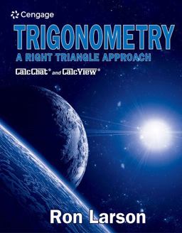 WebAssign for Larson's Trigonometry: a Right Triangle Approach, Single-Term Printed Access Card
