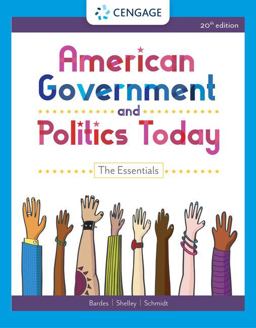 American Government and Politics Today: The Essentials  9780357458426 Front Cover