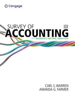 Bundle: Survey of Accounting, 9th + CNOWv2, 1 Term Printed Access Card Bundle: Survey of Accounting, 9th + CNOWv2, 1 Term Printed Access Card
