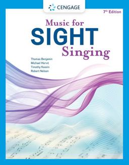Music for Sight Singing 7th 9780357507735 Front Cover
