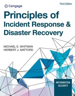 MindTap for Whitman/Mattord's Principles of Incident Response and Disaster Recovery, 2 Terms Printed Access Card