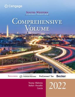 South-Western Federal Taxation 2022 Comprehensive (with Intuit ProConnect Tax Online and RIA Checkpoint, 1 Term Printed Access Card) 45th 9780357511015 Front Cover