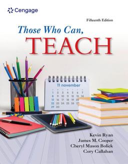 Those Who Can, Teach 15th 9780357518441 Front Cover