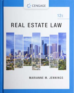 Real Estate Law 12th 9780357518670 Front Cover