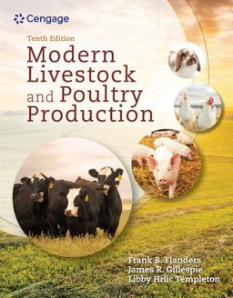     MODERN LIVESTOCK+POULTRY PRODUCTION  9780357543733 Front Cover