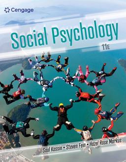 Social Psychology (with APA Card) 11th 9780357601938 Front Cover