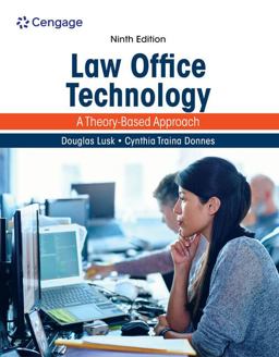     USING COMPUTERS IN LAW OFFICE (LOOS  9780357619261 Front Cover