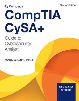Comptia Cysa+ Guide to Cybersecurity Analyst Cs0-002: 2nd 9780357678091 Front Cover