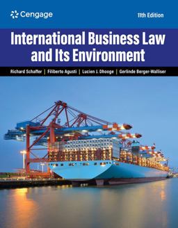 International Business Law and Its Environment:  9780357717868 Front Cover