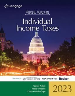 South-Western Federal Taxation 2023 Individual Income Taxes (Intuit ProConnect Tax Online and RIA CheckpointÃ¯Â½ 1 Term Printed Access Card) 46th 9780357719824 Front Cover