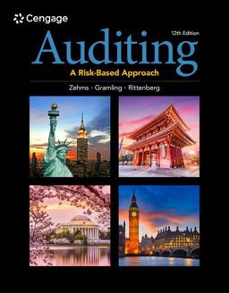 Auditing A Risk-Based Approach 12th 9780357721872 Front Cover