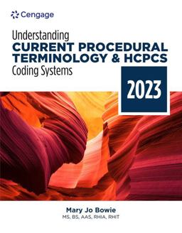 Understanding Current Procedural Terminology and HCPCS Coding Systems: 2023 Edition 10th 9780357764305 Front Cover