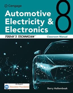 Today's Technician: Automotive Electricity and Electronics Classroom Manual 8th 9780357766392 Front Cover
