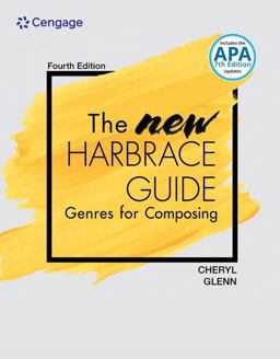 New Harbrace Guide: Genres for Composing (with 2021 MLA Update Card) 4th 9780357792360 Front Cover