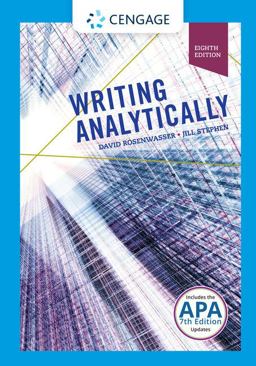 Writing Analytically (with 2019 APA Updates and MLA 2021 Update Card) 8th 2021 9780357792681 Front Cover