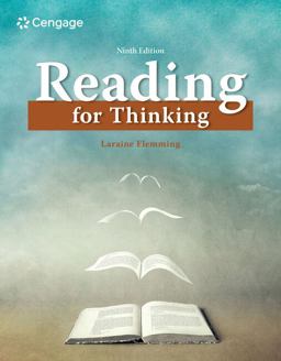 Reading for Thinking 9th 9780357793763 Front Cover