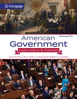American Government Institutions and Policies, Enhanced 17th 9780357794722 Front Cover