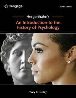 Hergenhahn's an Introduction to the History of Psychology 9th 9780357797716 Front Cover
