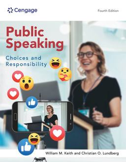 Public Speaking Choices and Responsibility 4th 9780357798928 Front Cover