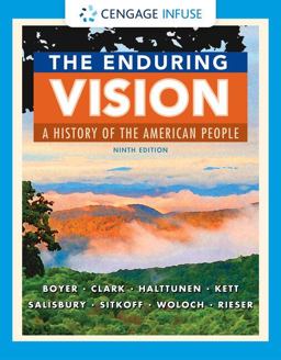 Cengage Infuse for Boyer/Clark/Rieser/Haltunen/Kett/Salisbury/Sitkoff/Woloch's the Enduring Vision: a History of the American People, 1 Term Printed Access Card