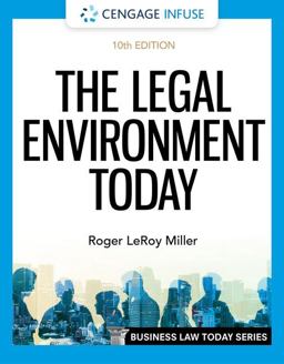 Cengage Infuse for Miller/Cross' the Legal Environment Today, 1 Term Printed Access Card