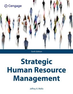     STRATEGIC HUMAN RESOURCE MANAGEMENT  9780357986417 Front Cover