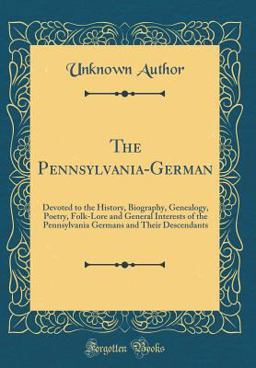 The Pennsylvania-German