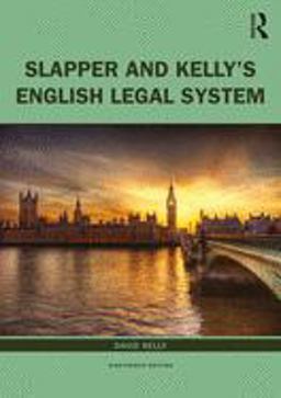 Slapper and Kelly's the English Legal System 19th 9780367139476 Front Cover