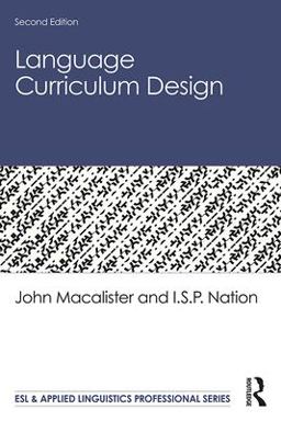 Language Curriculum Design 2nd 9780367196509 Front Cover