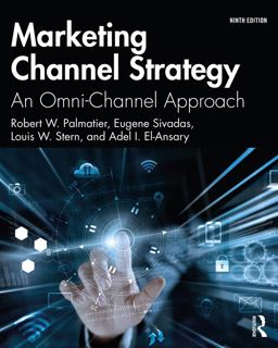 Marketing Channel Strategy 9th 9780367262099 Front Cover