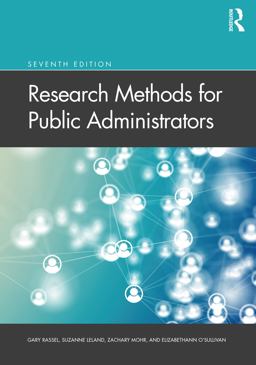 Research Methods for Public Administrators 7th 9780367334369 Front Cover