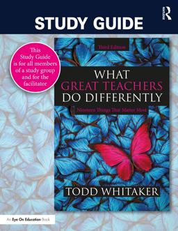 Study Guide: What Great Teachers Do Differently Nineteen Things That Matter Most 3rd 9780367550004 Front Cover