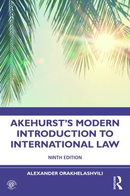 Akehurst's Modern Introduction to International Law  9780367753467 Front Cover