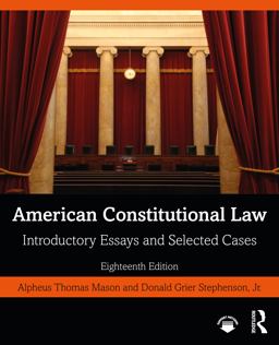 American Constitutional Law American Constitutional Law
