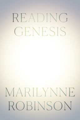 Reading Genesis  9780374299408 Front Cover