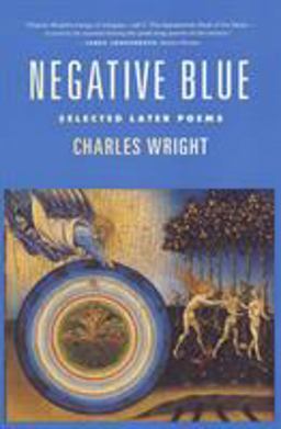 Negative Blue Selected Later Poems  9780374527730 Front Cover