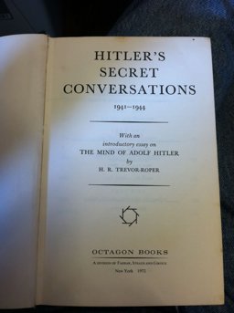Hitler's Table Talk 1941-1944