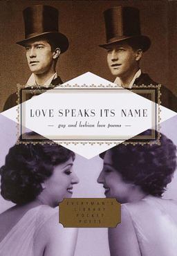 Love Speaks Its Name Gay and Lesbian Love Poems  9780375411700 Front Cover