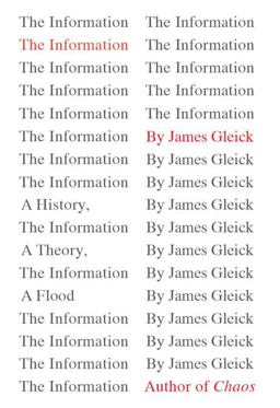 Information A History, a Theory, a Flood  9780375423727 Front Cover