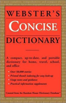 Webster's Concise Dictionary