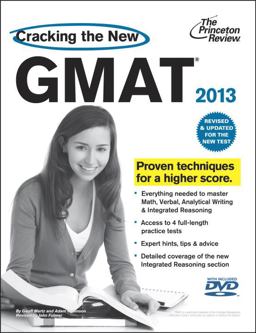 Cracking the New GMAT with DVD, 2013 Edition Revised and Updated for the New GMAT  9780375427473 Front Cover