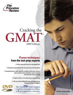 Cracking the GMAT with DVD, 2009 Edition  9780375428593 Front Cover