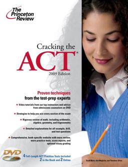 Cracking the ACT with DVD, 2009 Edition  9780375429002 Front Cover