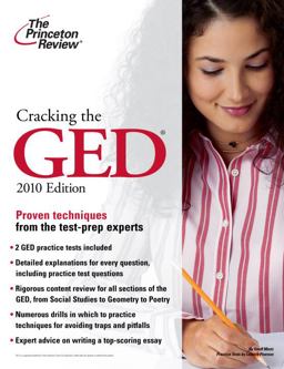Cracking the GED 2010  9780375429552 Front Cover