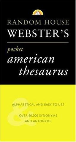 Random House Webster's Pocket American Thesaurus