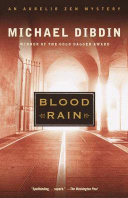 Blood Rain An Aurelio Zen Mystery  9780375708305 Front Cover