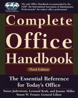 Complete Office Handbook Third Edition 3rd 9780375709296 Front Cover