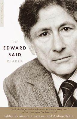 Edward Said Reader  9780375709364 Front Cover