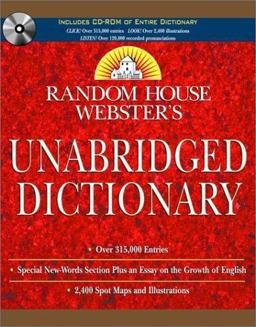 Webster's Unabridged Dictionary and Set