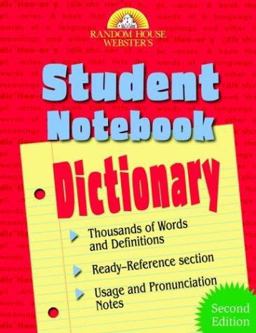 Random House Webster's Student Notebook Dictionary 2nd 9780375720284 Front Cover